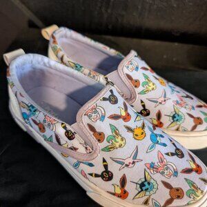 Previously Loved Ground Up Pokémon Evie evolution canvas shoes, size 3
